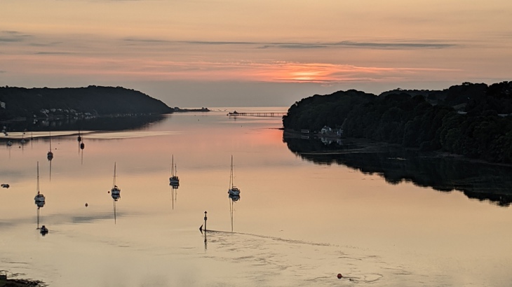 Views out over the water from Anglesey