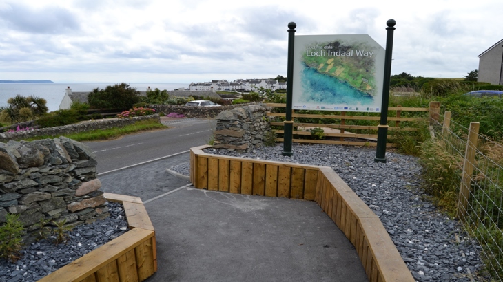 Start of Loch Indaal Way at Port Charlotte