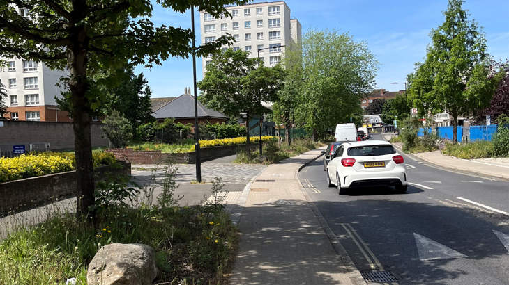 Wick Road, Hackney, Image Walk Wheel Cycle Trust