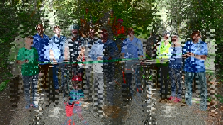 The launch of a new traffic-free path in Pembrokeshire 