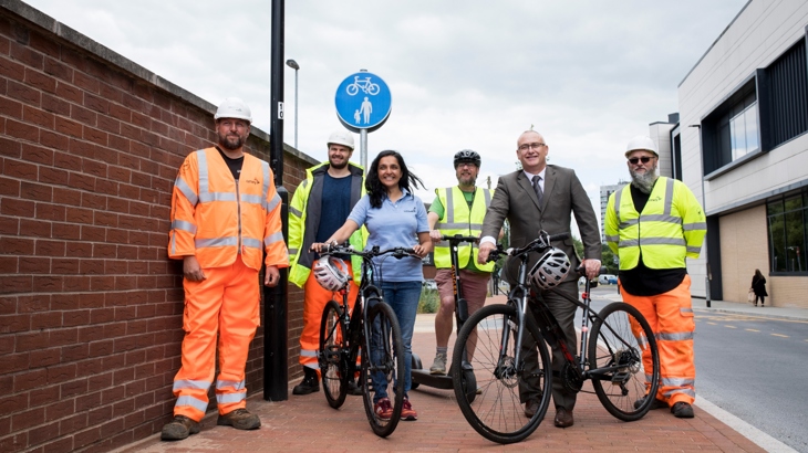 South Walls cycle improvement team