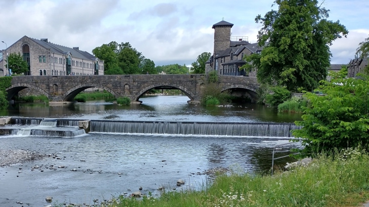The River Kent in Kendal, Cumbria