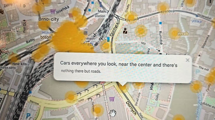 The city of Brno uses online emotional mapping to gather feedback from residents. 