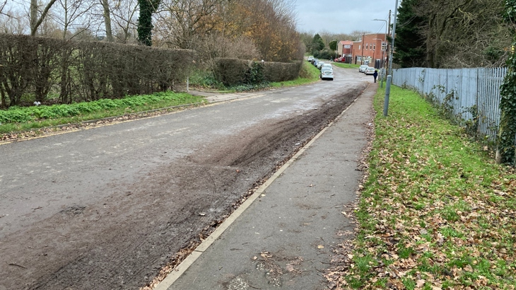 Proposed location for improved access to Fairlop Waters Country Park on Station Road near Barkingside Station. 